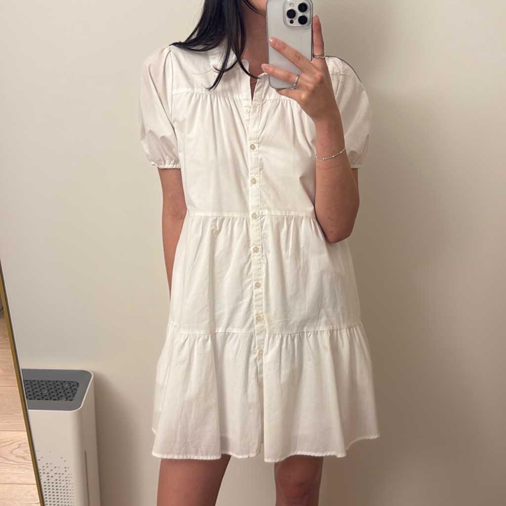 Abercrombie Babydoll Dress With Pockets